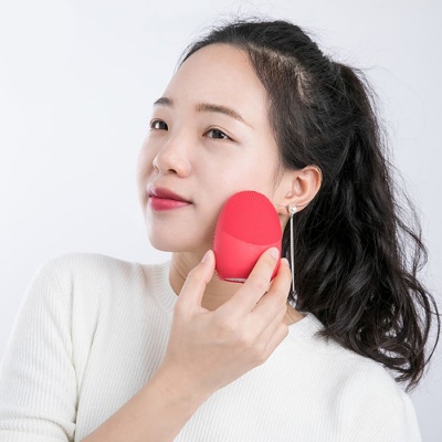 Массажер для чистки лица Xiaomi Jordan Judy Sonic Facial Cleansing Red (Розовый) NV0001