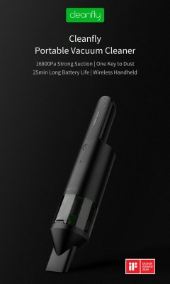Портативный пылесос Xiaomi CleanFly FV2 Portable Vacuum Cleaner белый