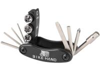 Набор инструментов складной BIKE HAND, шестигранники 2/2.5/3/4/5/6/8 мм (22341)