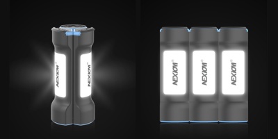 Умный фонарь Xiaomi Nexiom triple multifunctional mobile power flashlight black 9600mah