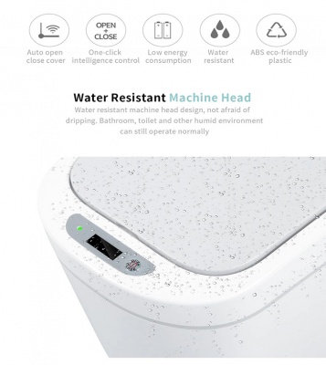 Мусорное ведро Xiaomi Ninestars Waterproof Sensor Trash Can, 7л(DZT-7-2S ) зеленый