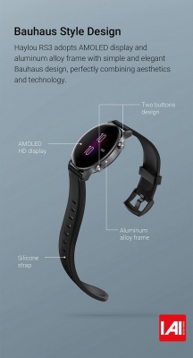 Умные часы Xiaomi Haylou RS3 (LS04) Черные