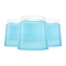 Сменные блоки-насадки для дозатора Xiaomi Mi Auto Foaming Hand Wash 3шт голубой
