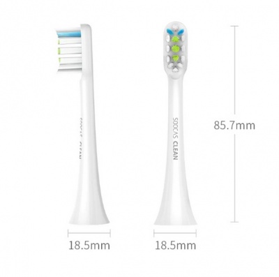 Сменные насадки для зубной щетки X3 белые