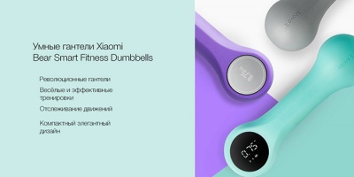 Умные гантели Xiaomi Move It Beat 0.5 кг (MVDB0011) серый