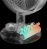 Настольный вентилятор Xiaomi Sothing Desktop Shaking Head Fan зеленый S1 (DSHJ-S-2102)
