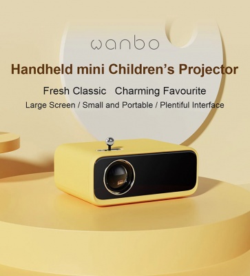 Проектор Wanbo Portable Projector Mini XS01 желтый
